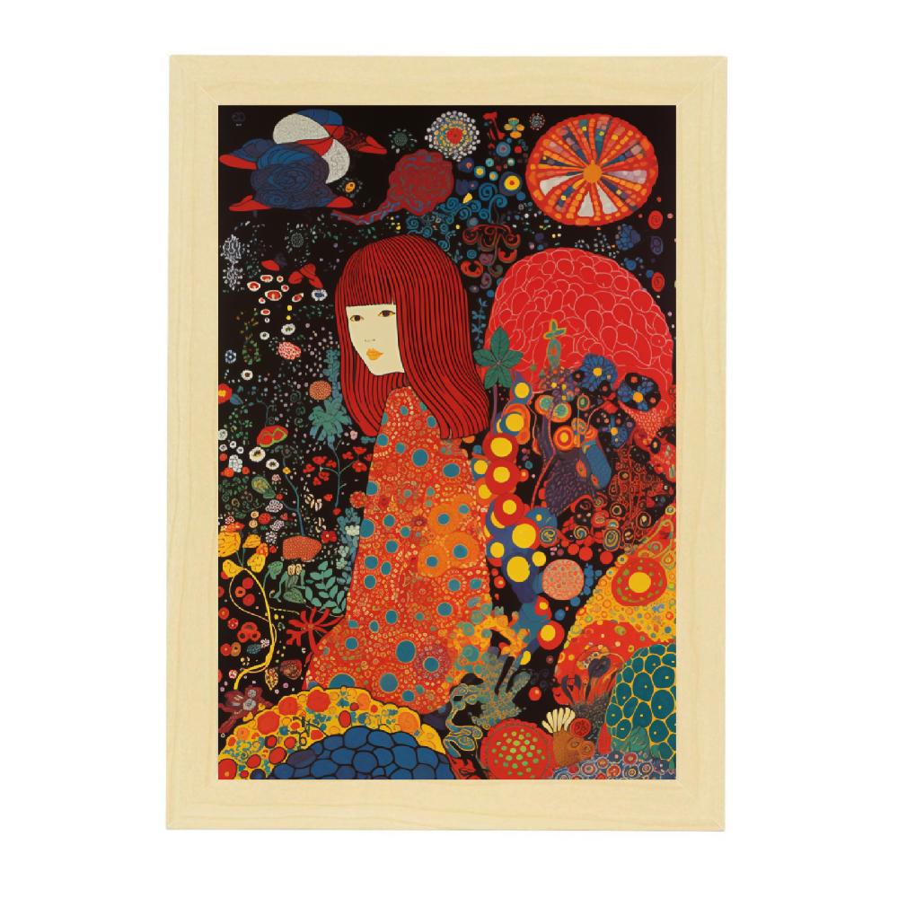 Nacnic Póster Detallado De Yayoi Kusama
