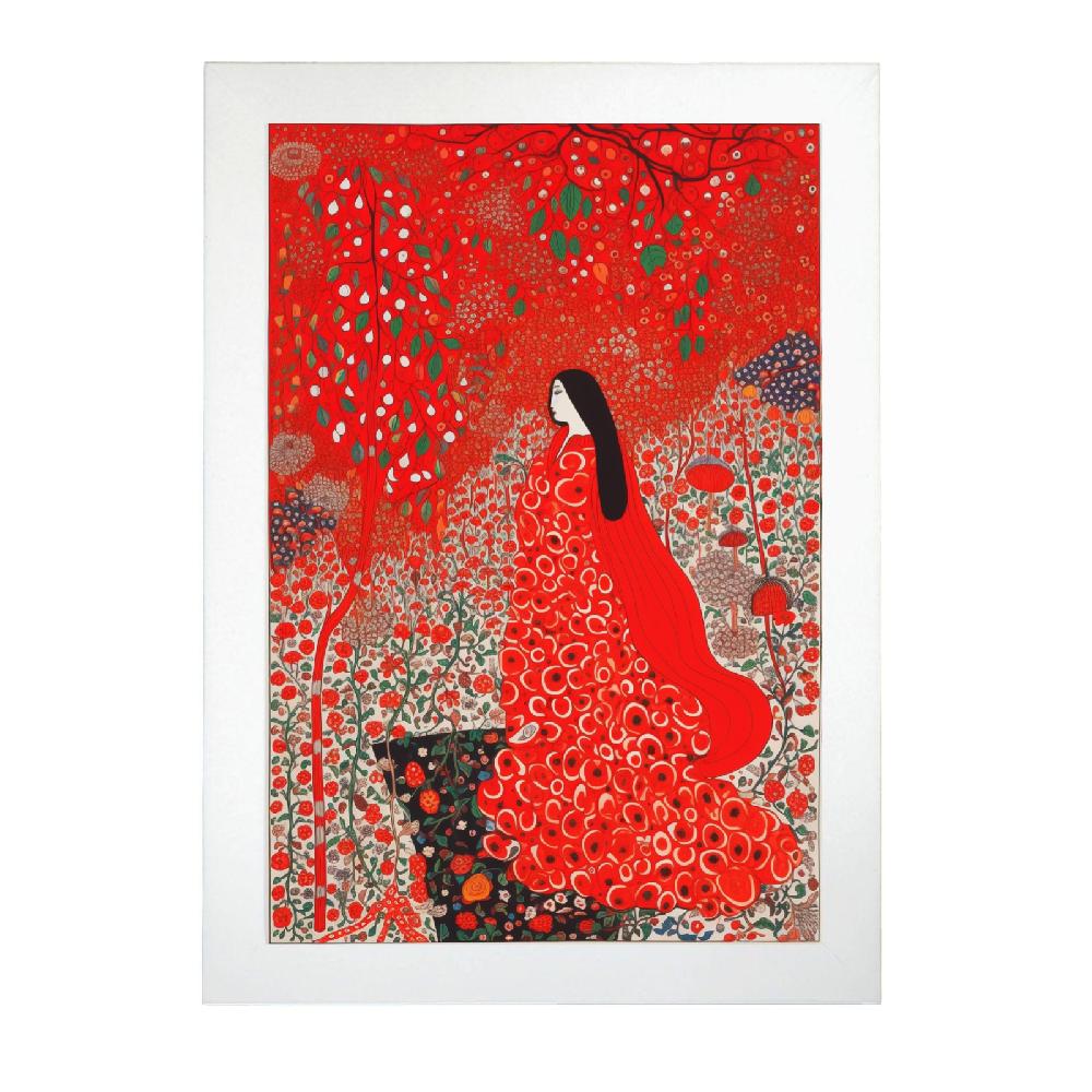 Nacnic Póster Detallado De Yayoi Kusama