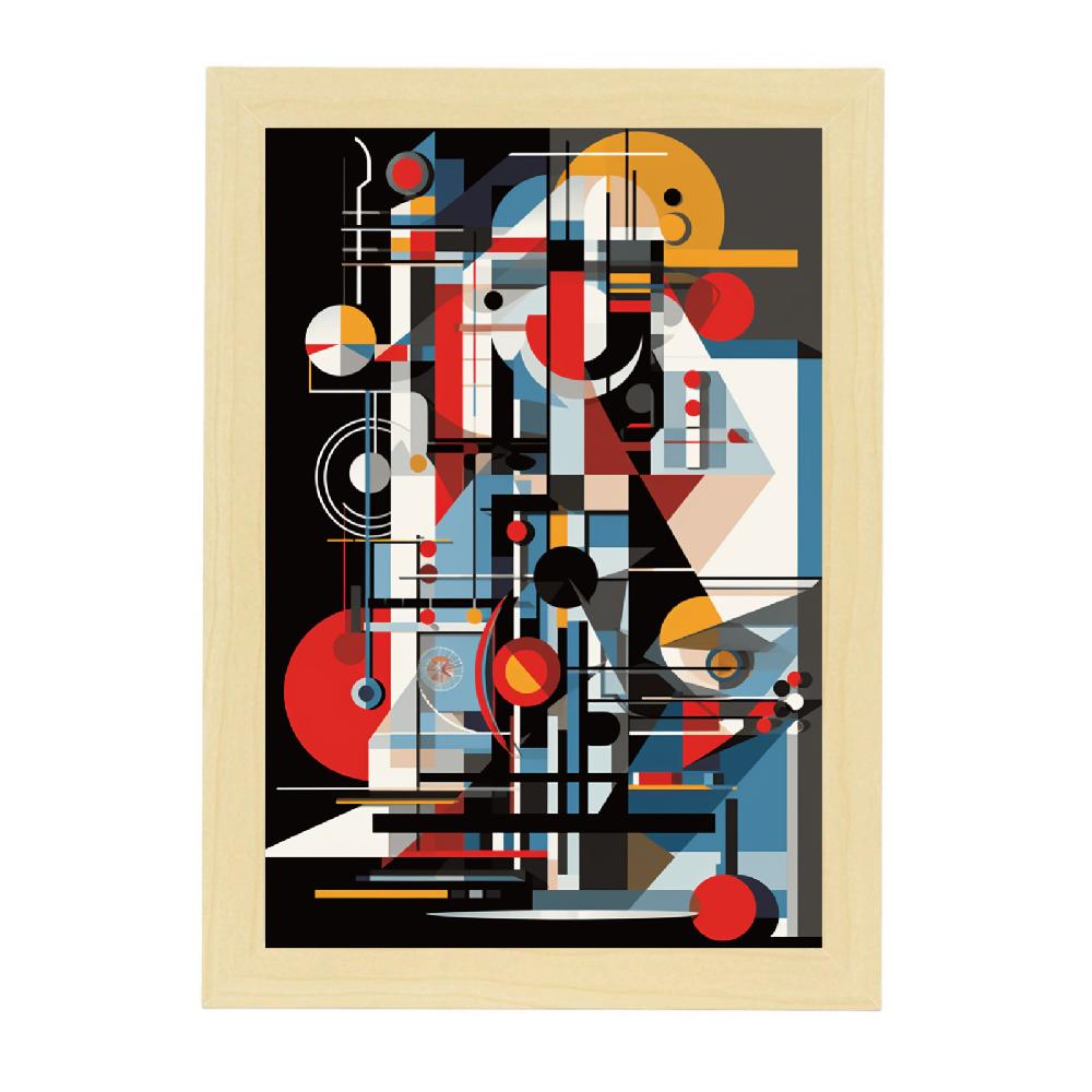 Nacnic Póster Estilo Bauhaus