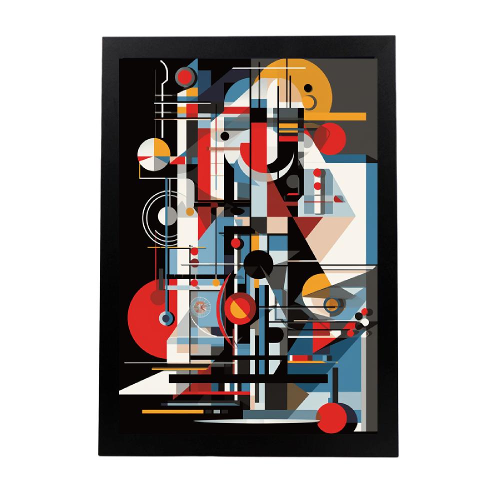 nacnic Póster Estilo Bauhaus