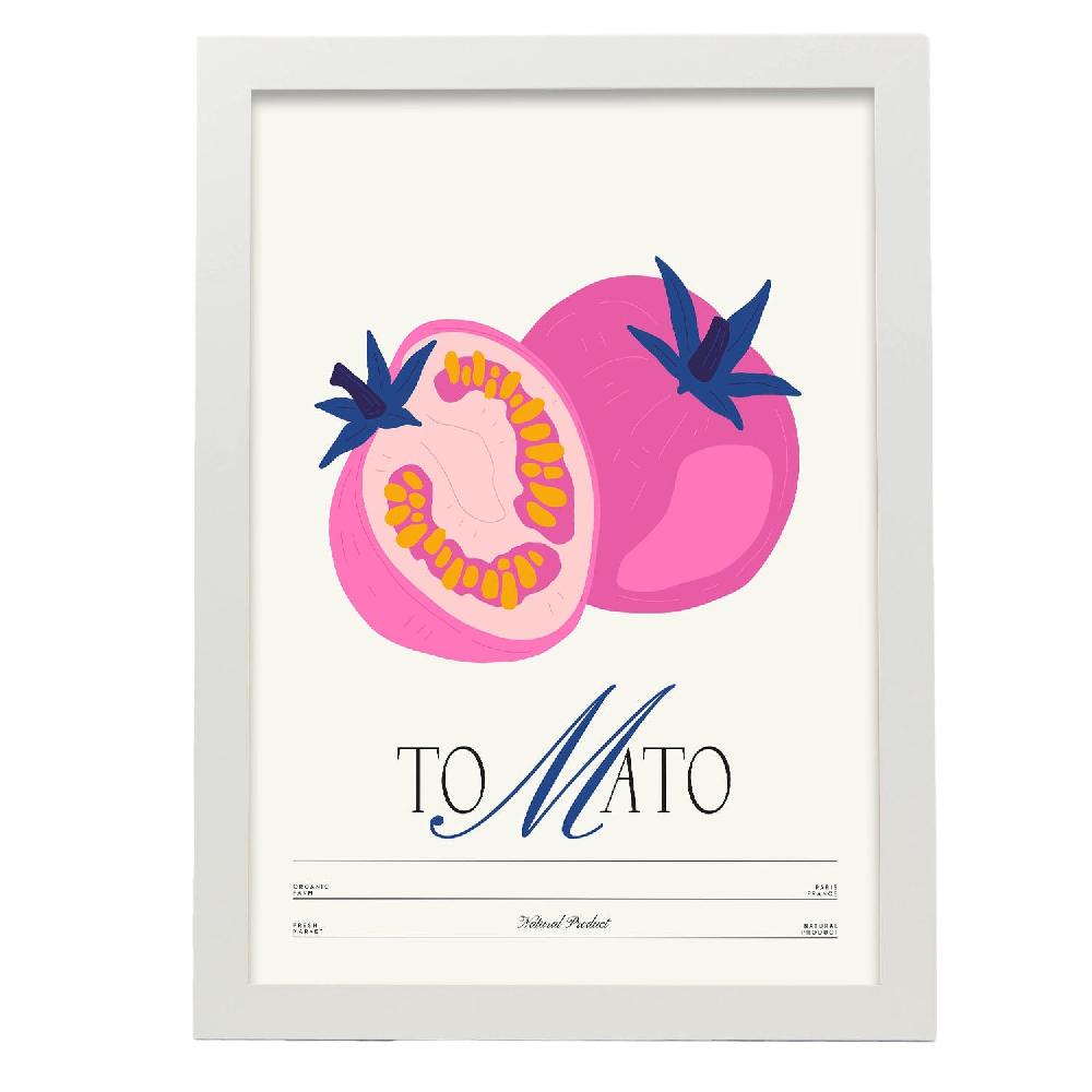 Nacnic Póster Explorando El Mundo Del Tomate