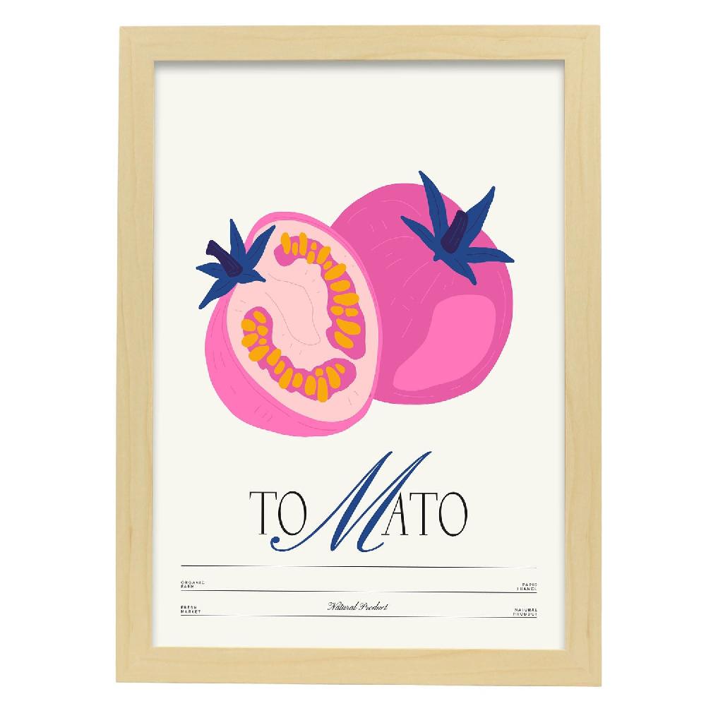 Nacnic Póster Explorando El Mundo Del Tomate