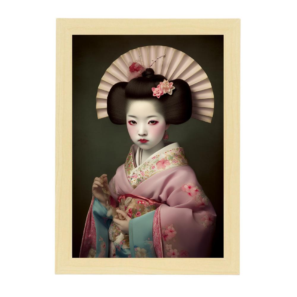 Nacnic Póster Geisha Japonesa