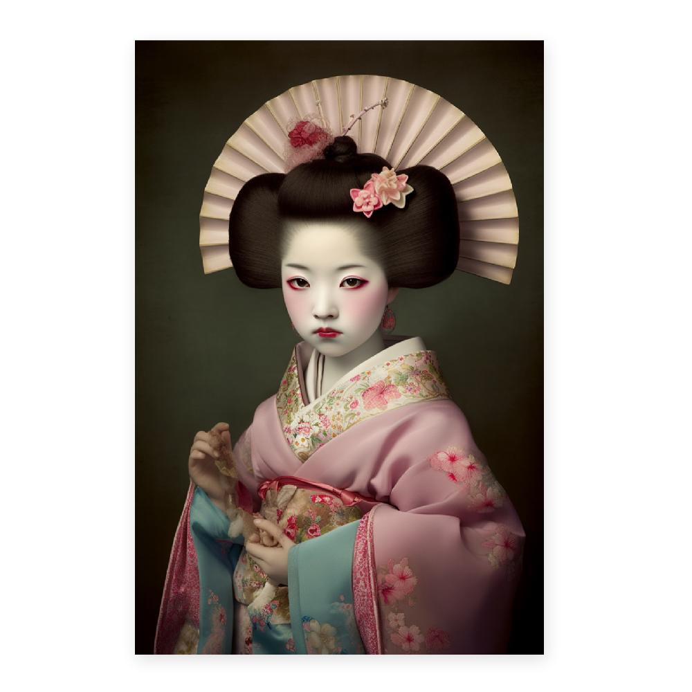 Nacnic Póster Geisha Japonesa