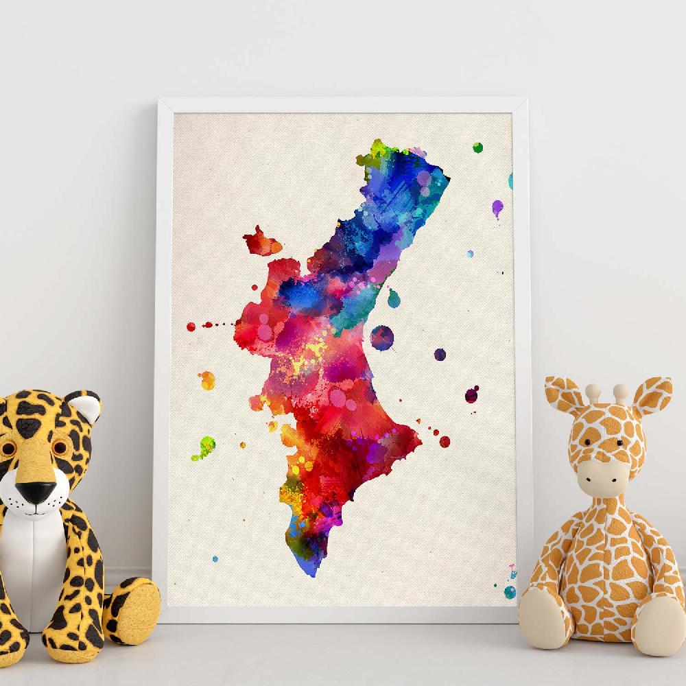 Nacnic Póster Ilustrado De Valencia