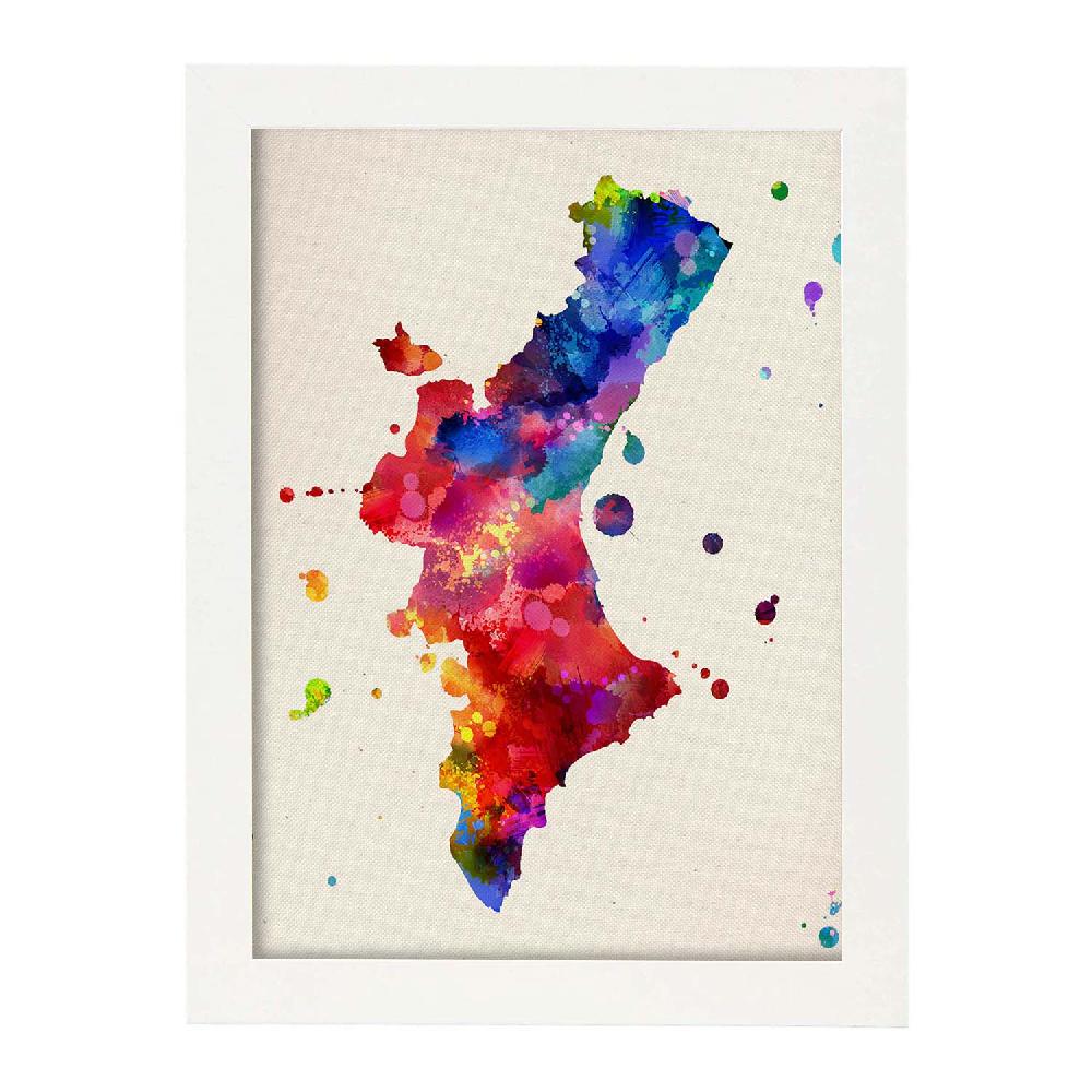 Nacnic Póster Ilustrado De Valencia
