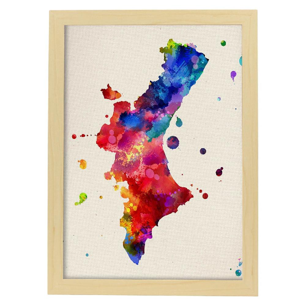 Nacnic Póster Ilustrado De Valencia