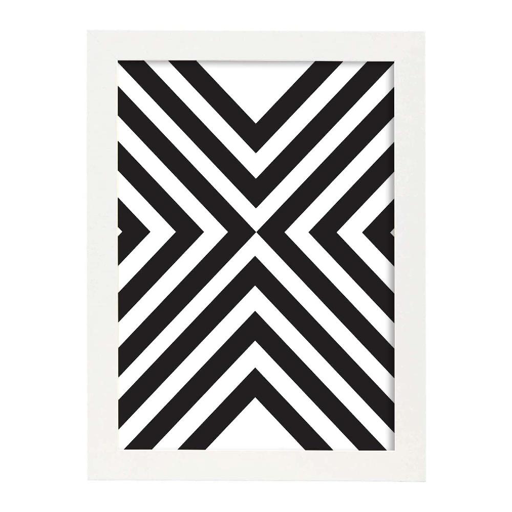 Nacnic Póster Ilustrado Nórdico De Líneas Y Formas