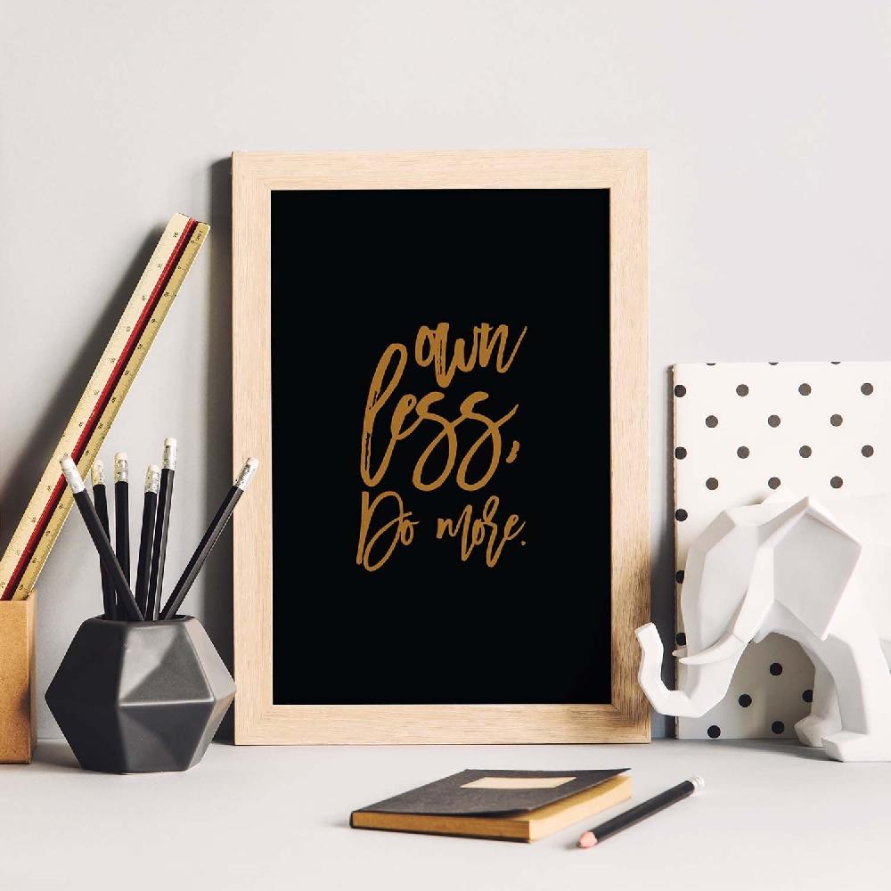 Nacnic Póster Inspiracional 'Ten Menos'