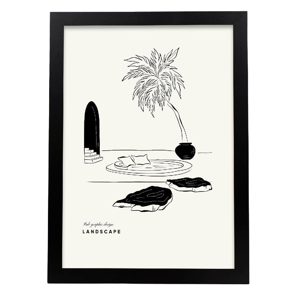 Nacnic Póster Inspirado En La Isla