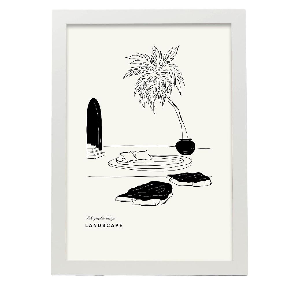 Nacnic Póster Inspirado En La Isla