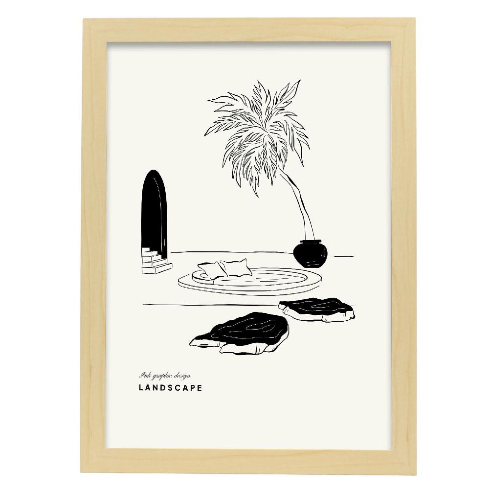 Nacnic Póster Inspirado En La Isla