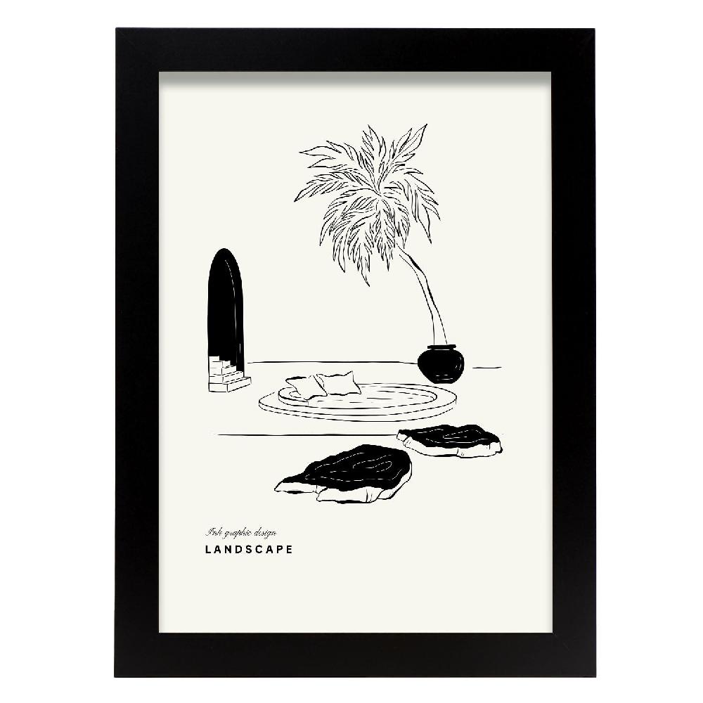 nacnic Póster Inspirado en la Isla