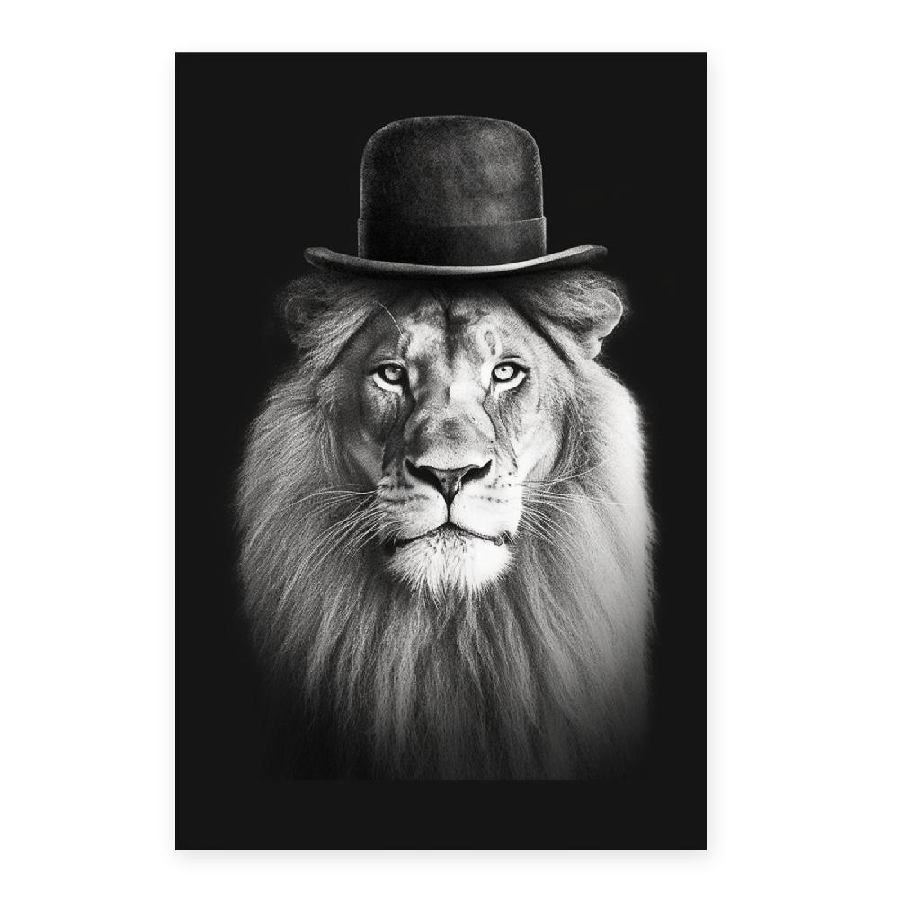 Nacnic Póster León Señor En Blanco Y Negro