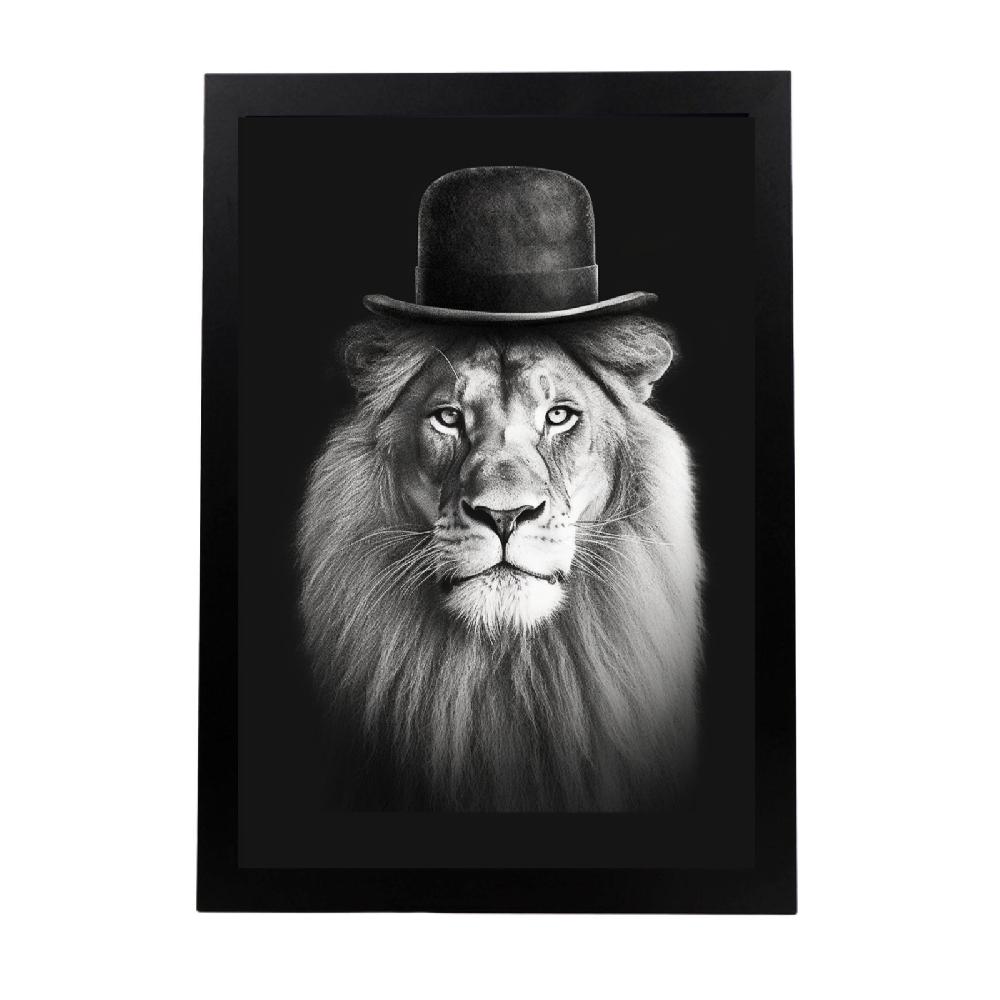 nacnic Póster León Señor en Blanco y Negro