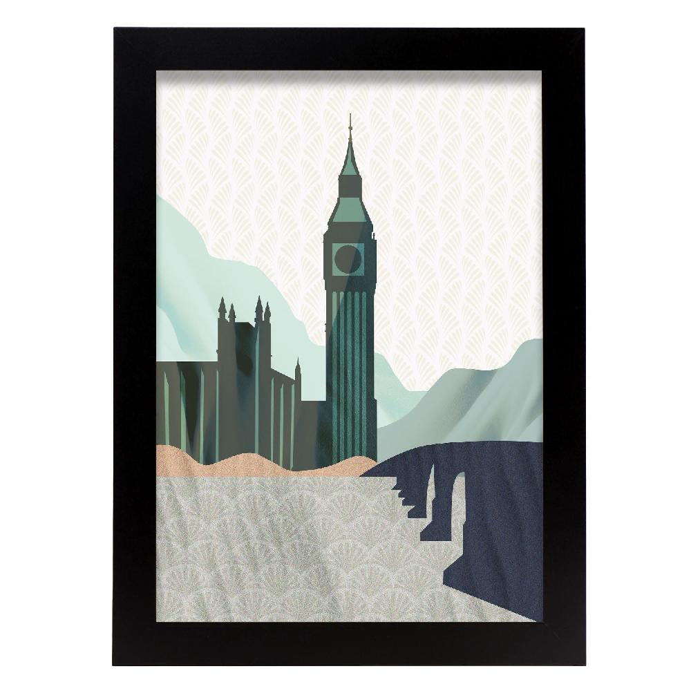 nacnic Póster Majestuosidad del Big Ben de Londres