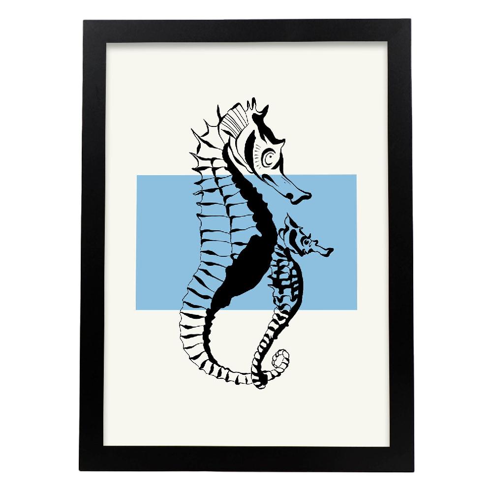 Nacnic Póster Majestuosos Caballitos De Mar