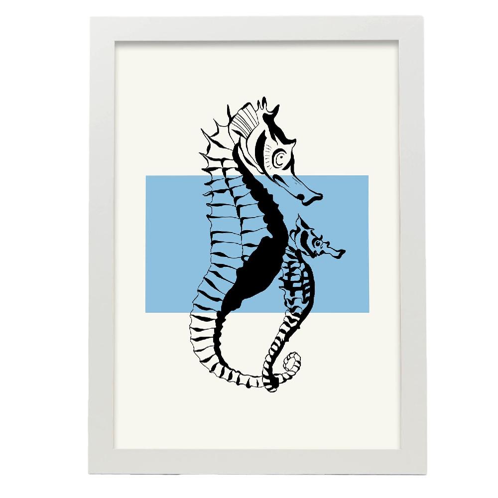 Nacnic Póster Majestuosos Caballitos De Mar