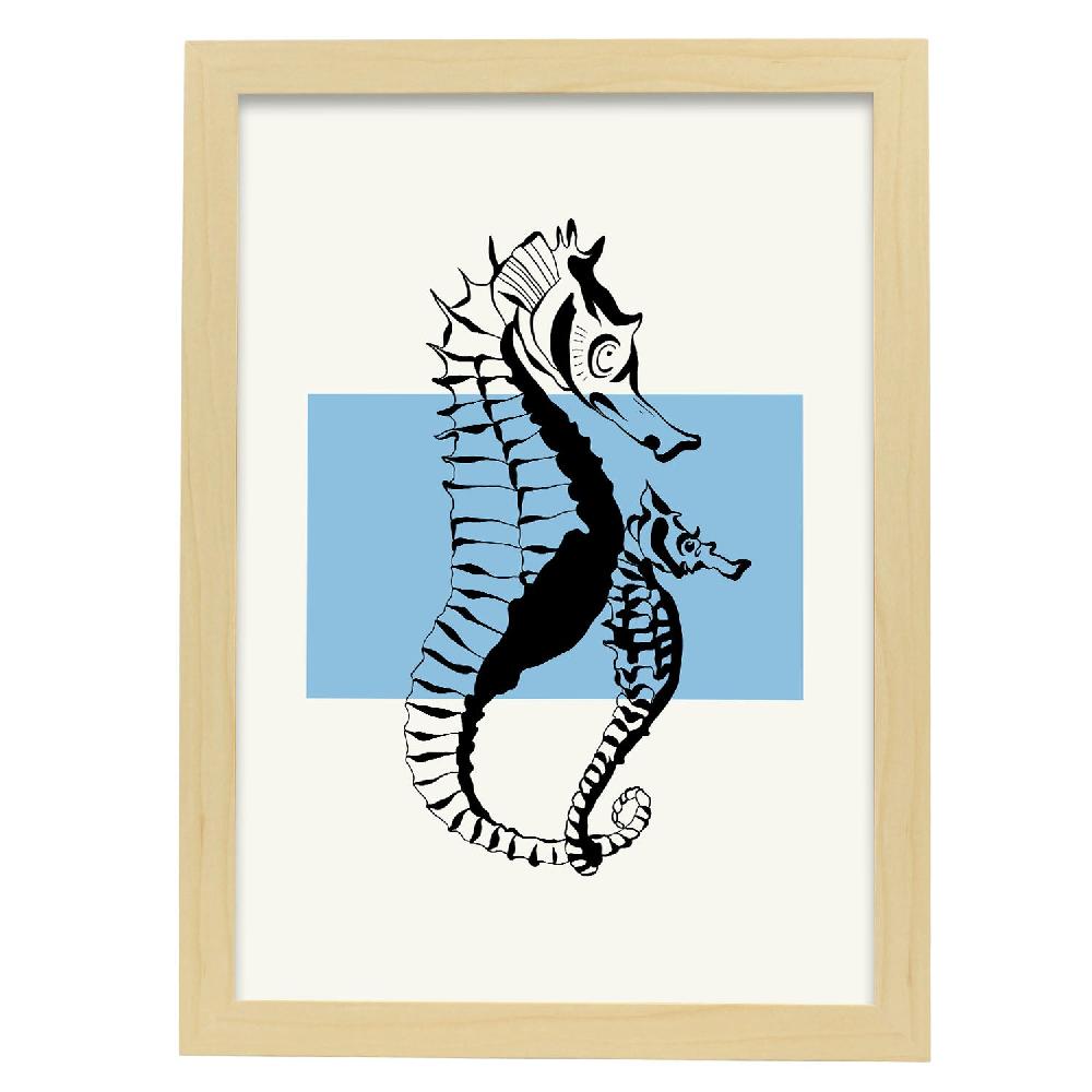 Nacnic Póster Majestuosos Caballitos De Mar