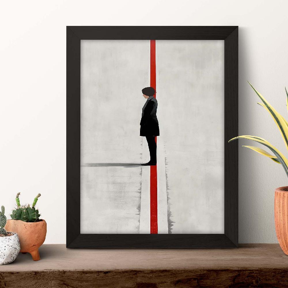 Nacnic Póster Minimalismo Disminuido De Nacnic