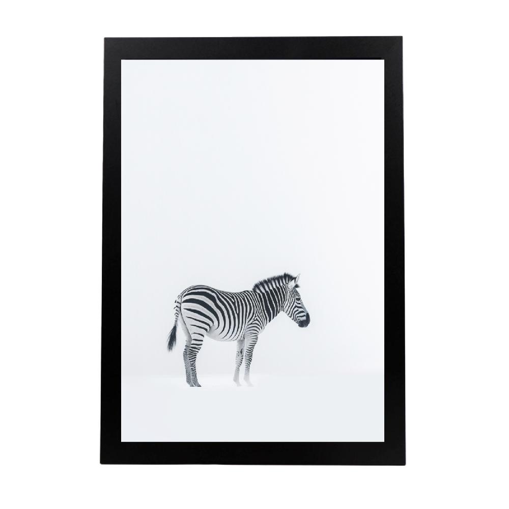nacnic Póster Minimalista de Cebra Japonesa