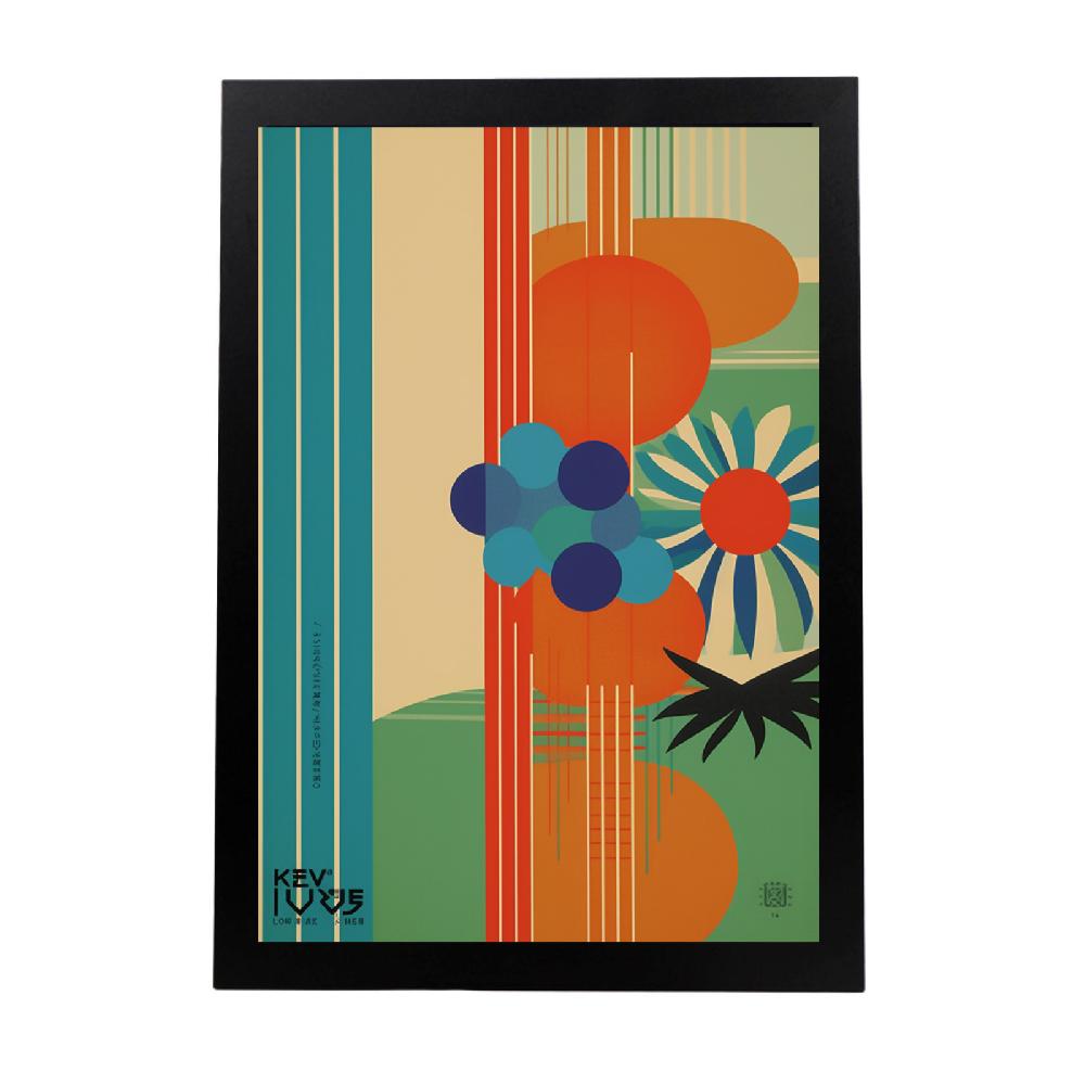 nacnic Póster minimalista en estilo japonés
