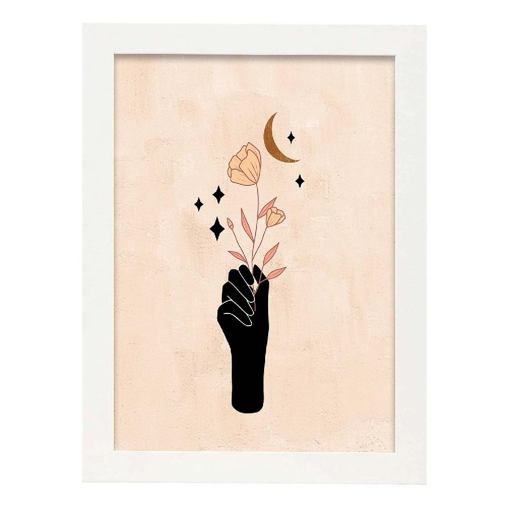 Nacnic Póster Místico 8 De Soles Y Lunas