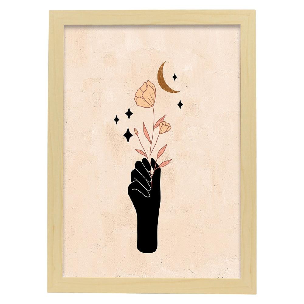 Nacnic Póster Místico 8 De Soles Y Lunas