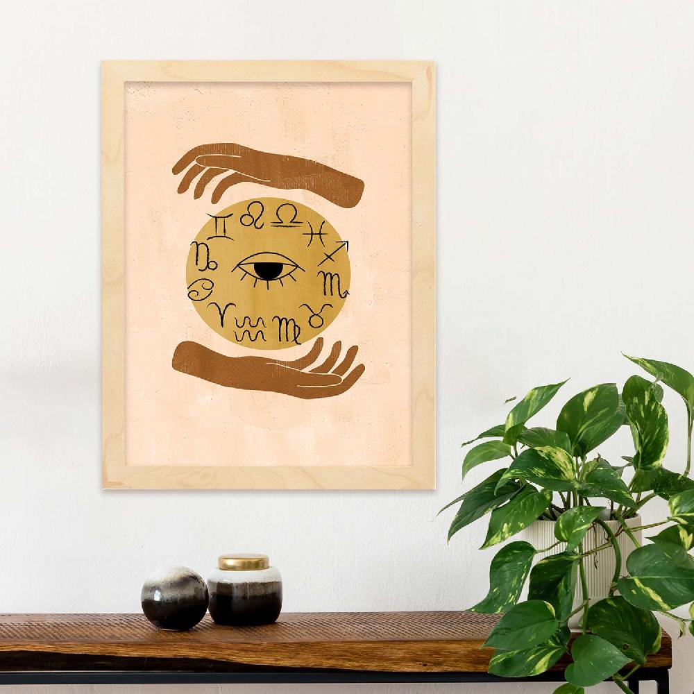 Nacnic Póster Místico De Soles Y Lunas