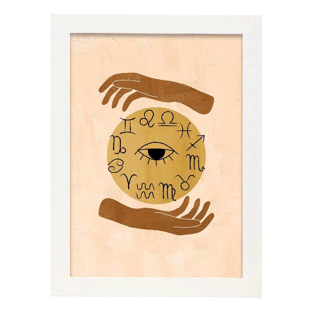 Nacnic Póster Místico De Soles Y Lunas