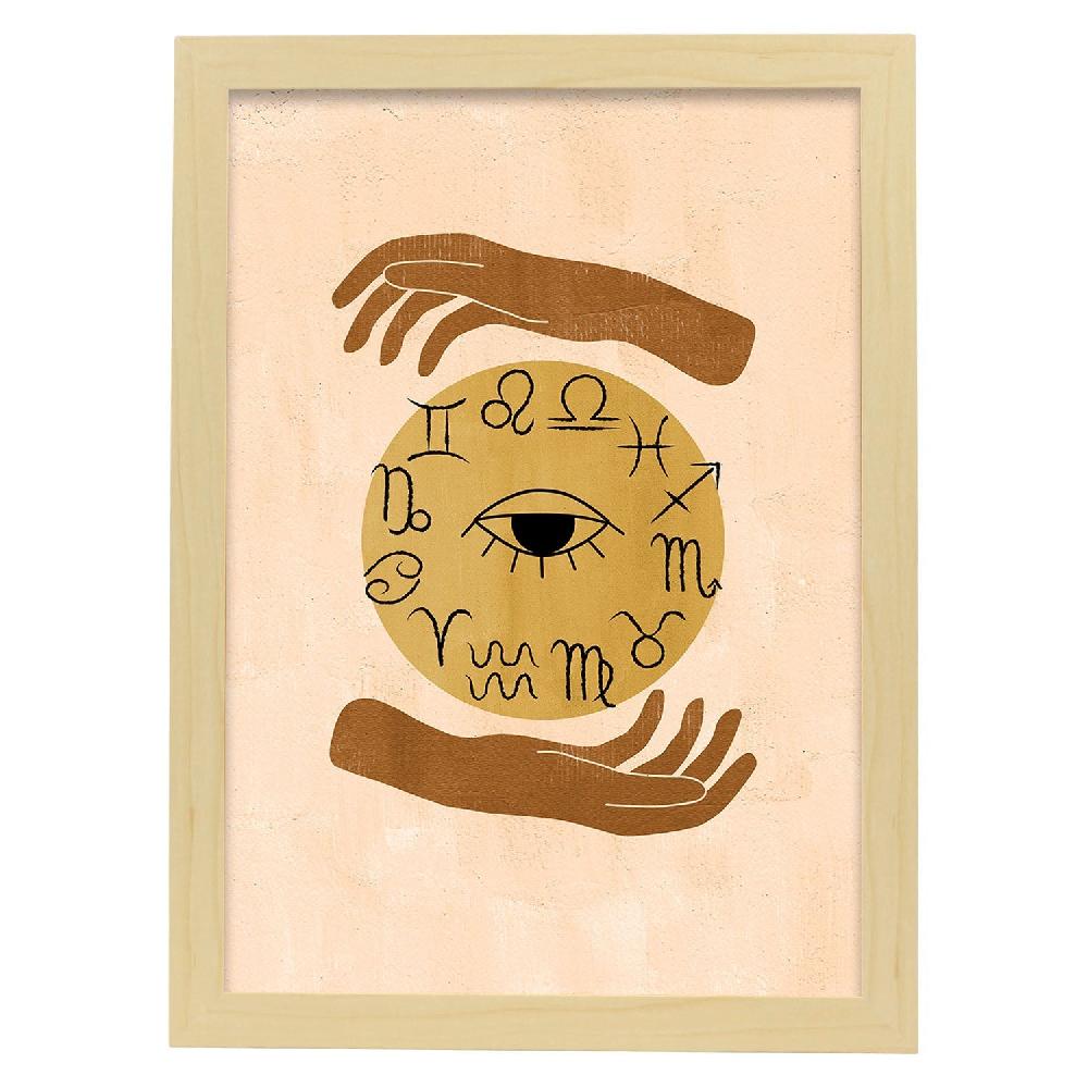 Nacnic Póster Místico De Soles Y Lunas