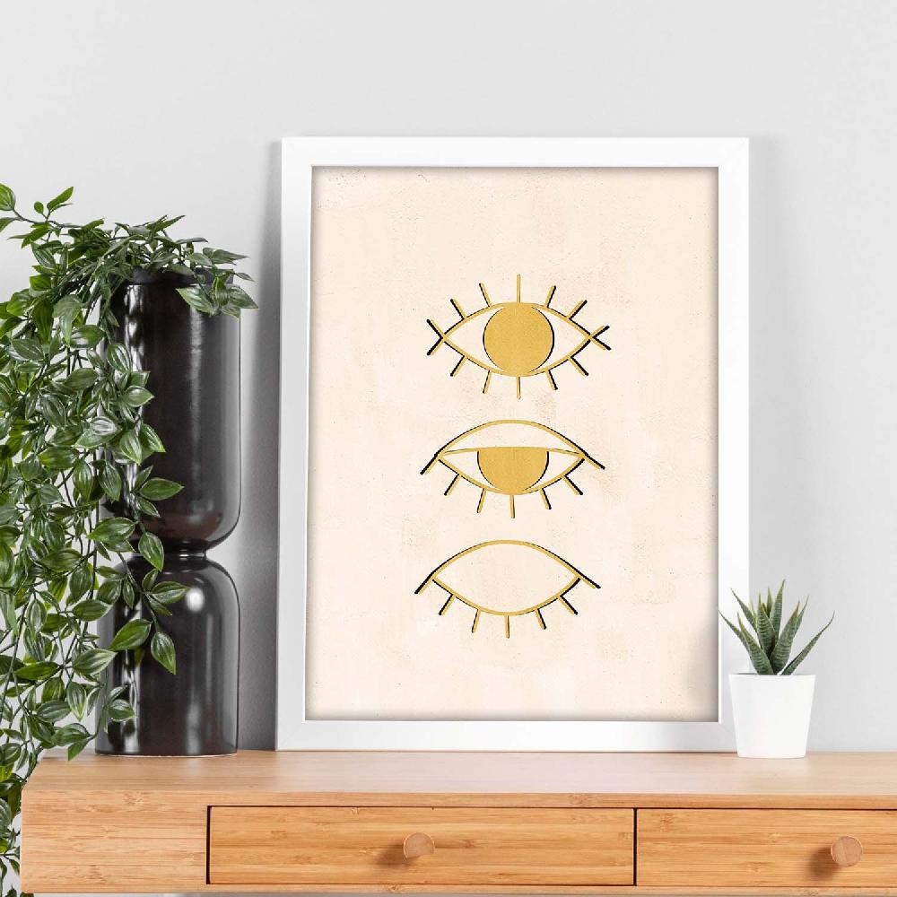 Nacnic Póster Místico De Soles Y Lunas