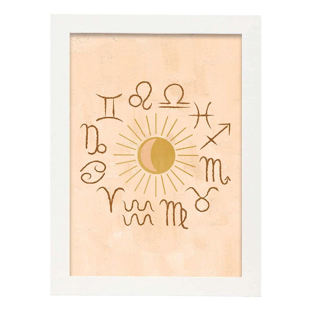 Nacnic Póster Místico De Soles Y Lunas