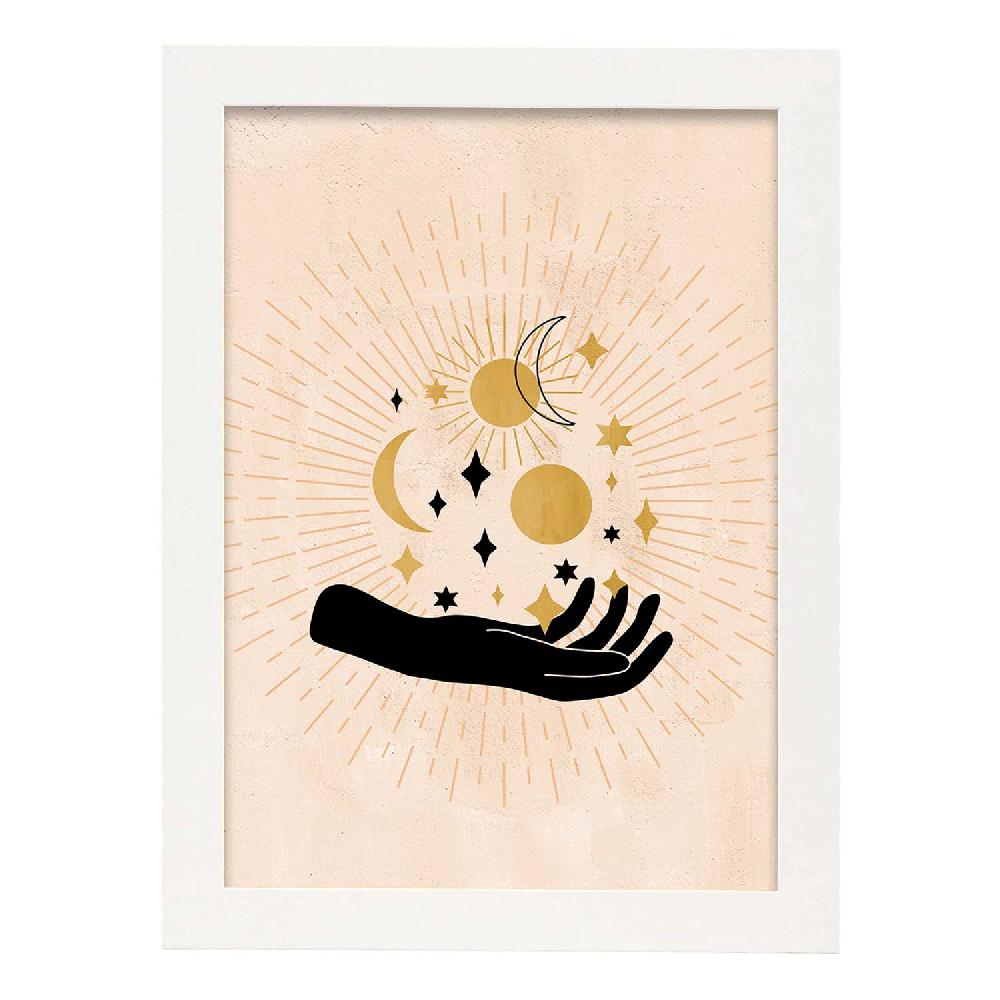 Nacnic Póster Místico De Soles Y Lunas
