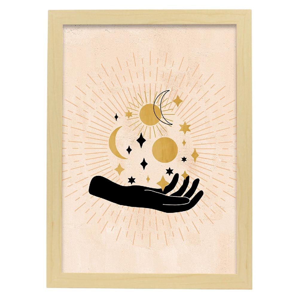 Nacnic Póster Místico De Soles Y Lunas