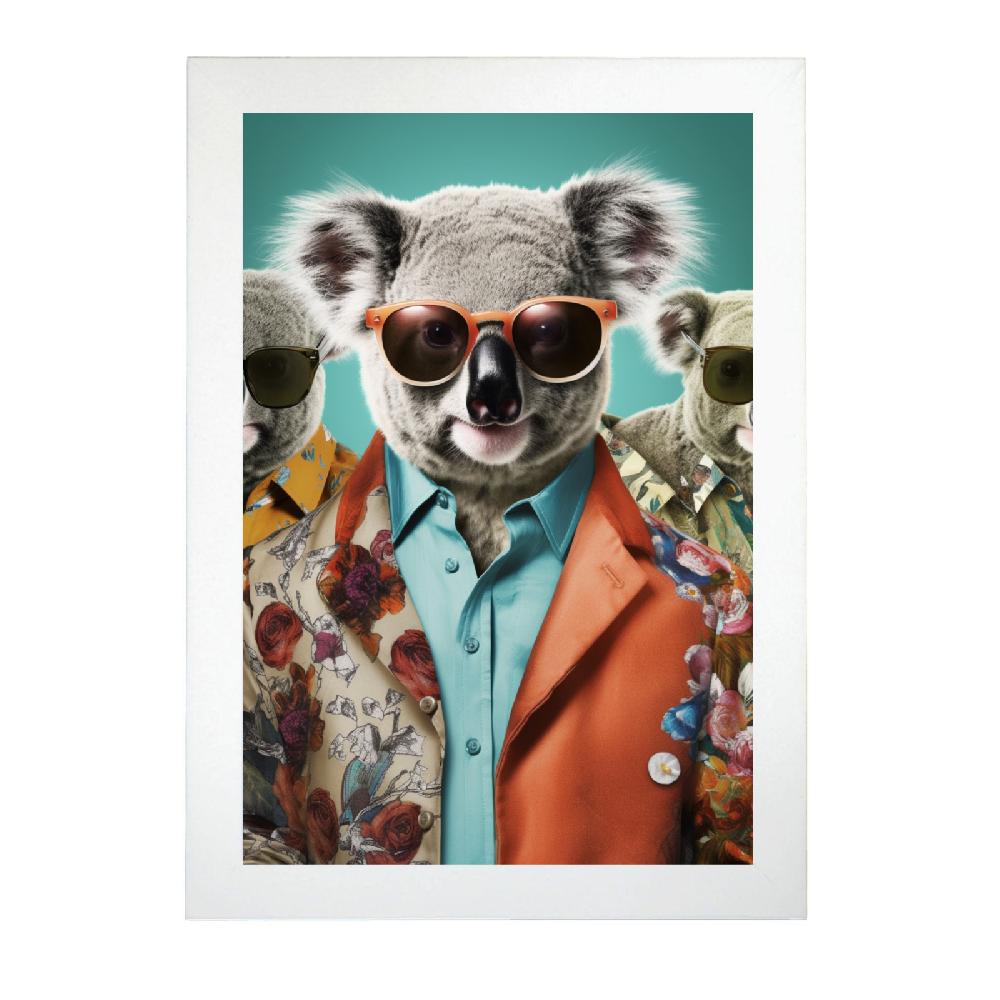 Nacnic Póster Moda Con Koalas