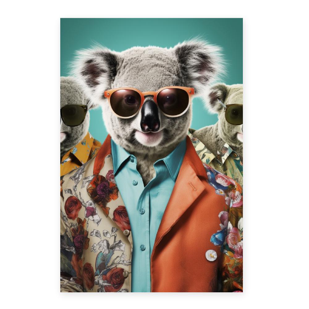 Nacnic Póster Moda Con Koalas
