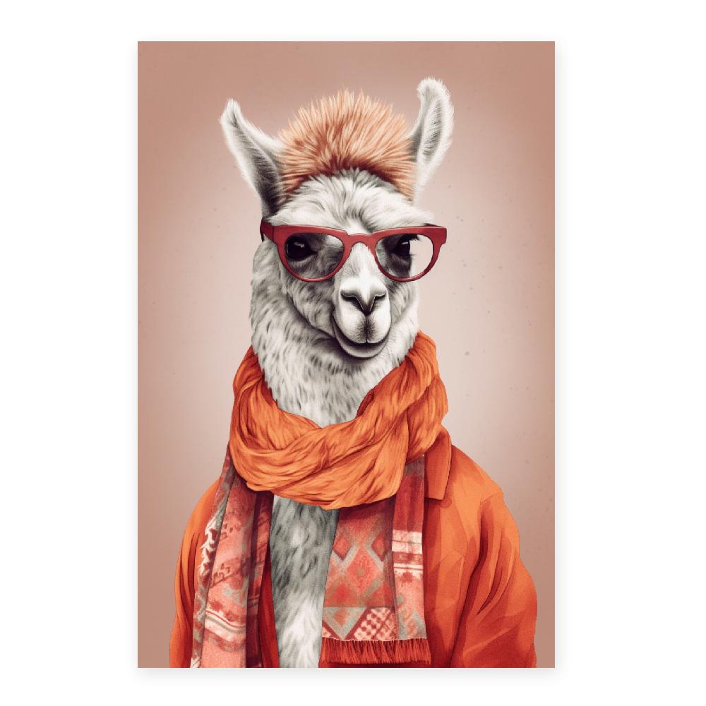 Nacnic Póster Moda Llama Caliente