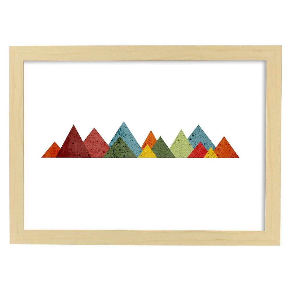 Nacnic Póster Nórdico De Círculos Cordillera