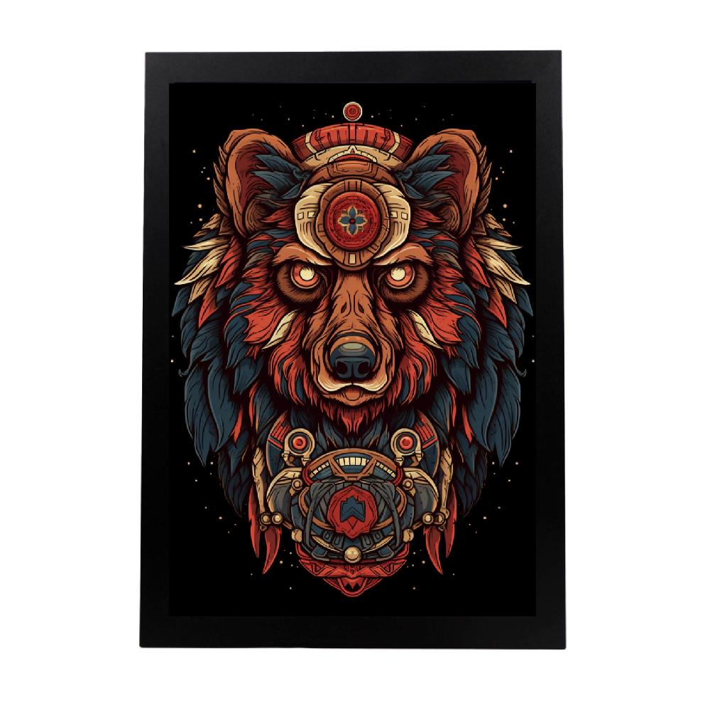 nacnic Póster: "Oso en su hábitat natural"