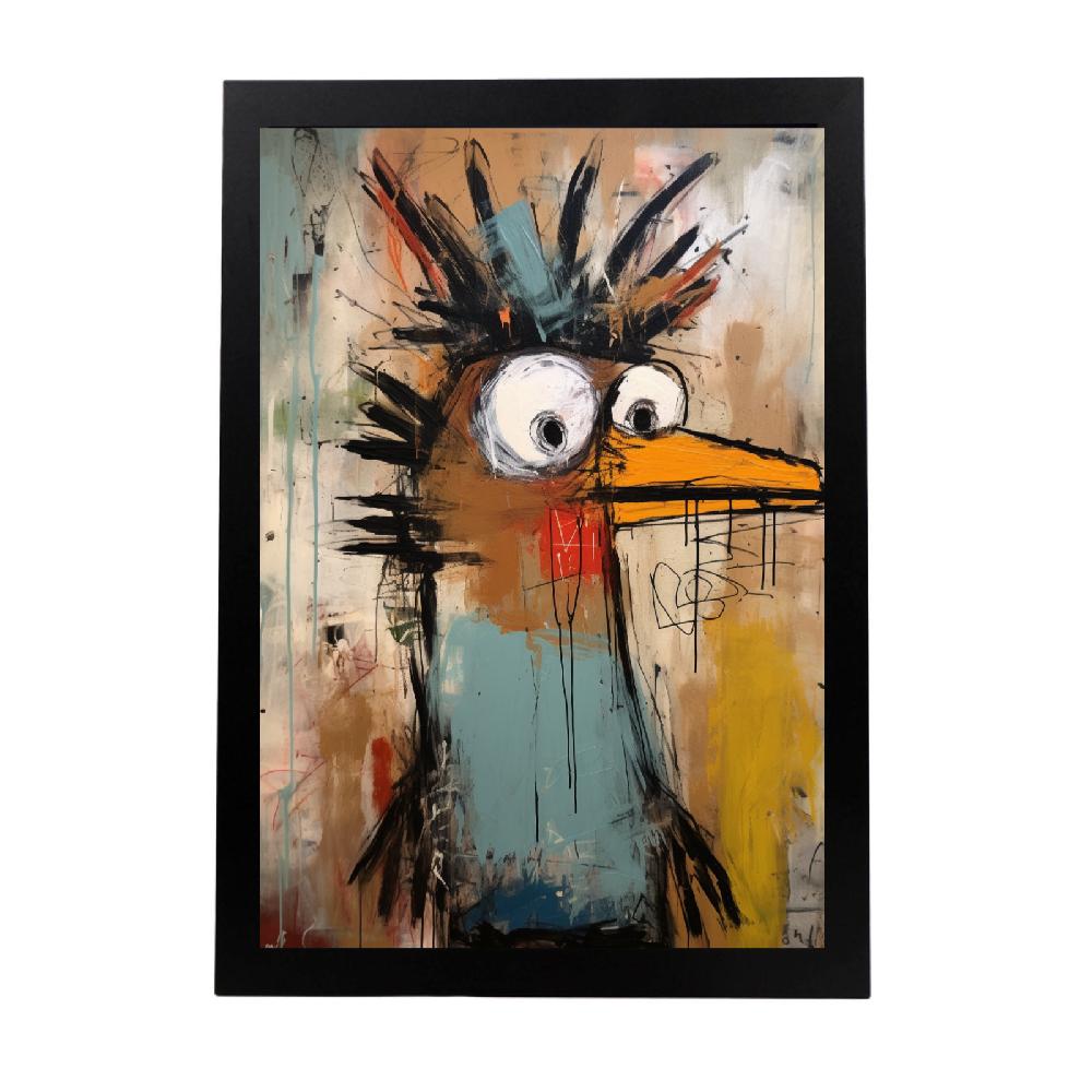 nacnic Póster Pájaro Feliz