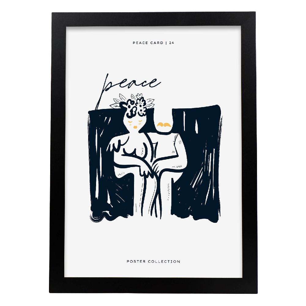 Nacnic Póster Paz Contigo