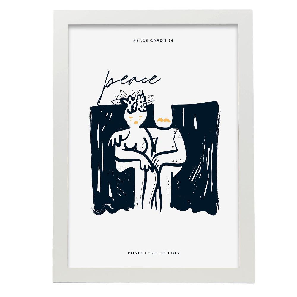 Nacnic Póster Paz Contigo