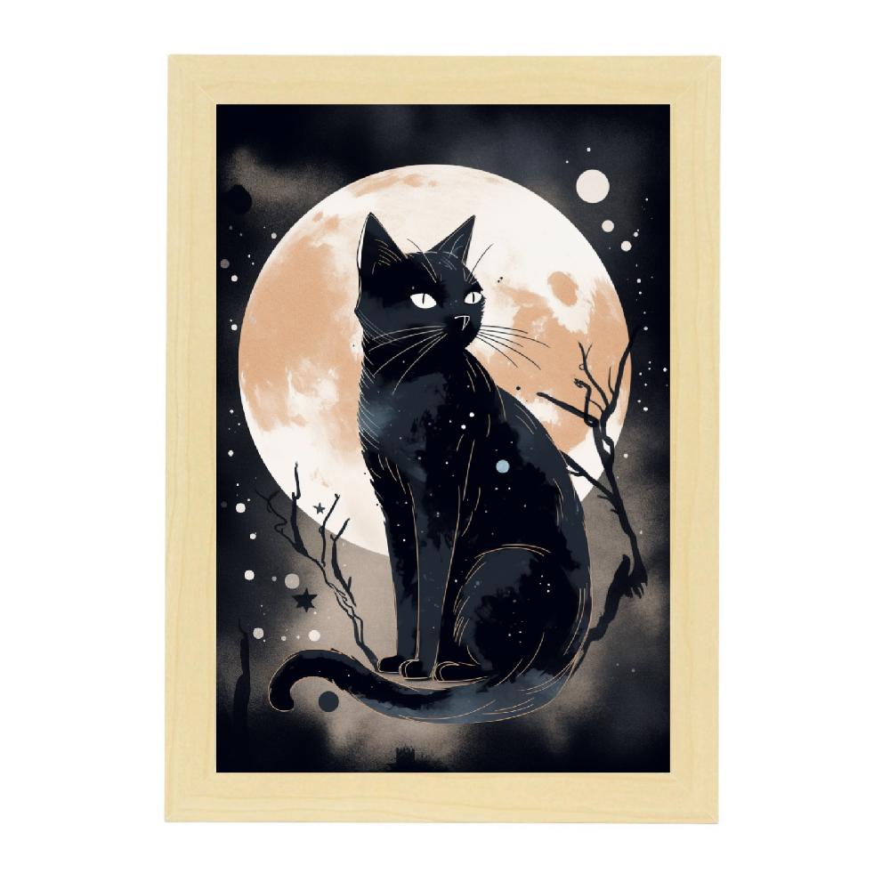 Nacnic Póster Sumi-E Surrealista Japonés