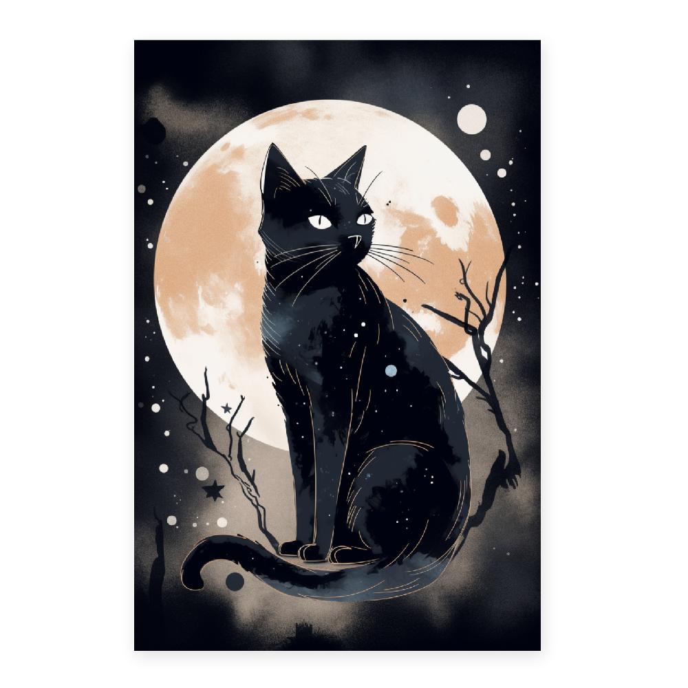 Nacnic Póster Sumi-E Surrealista Japonés