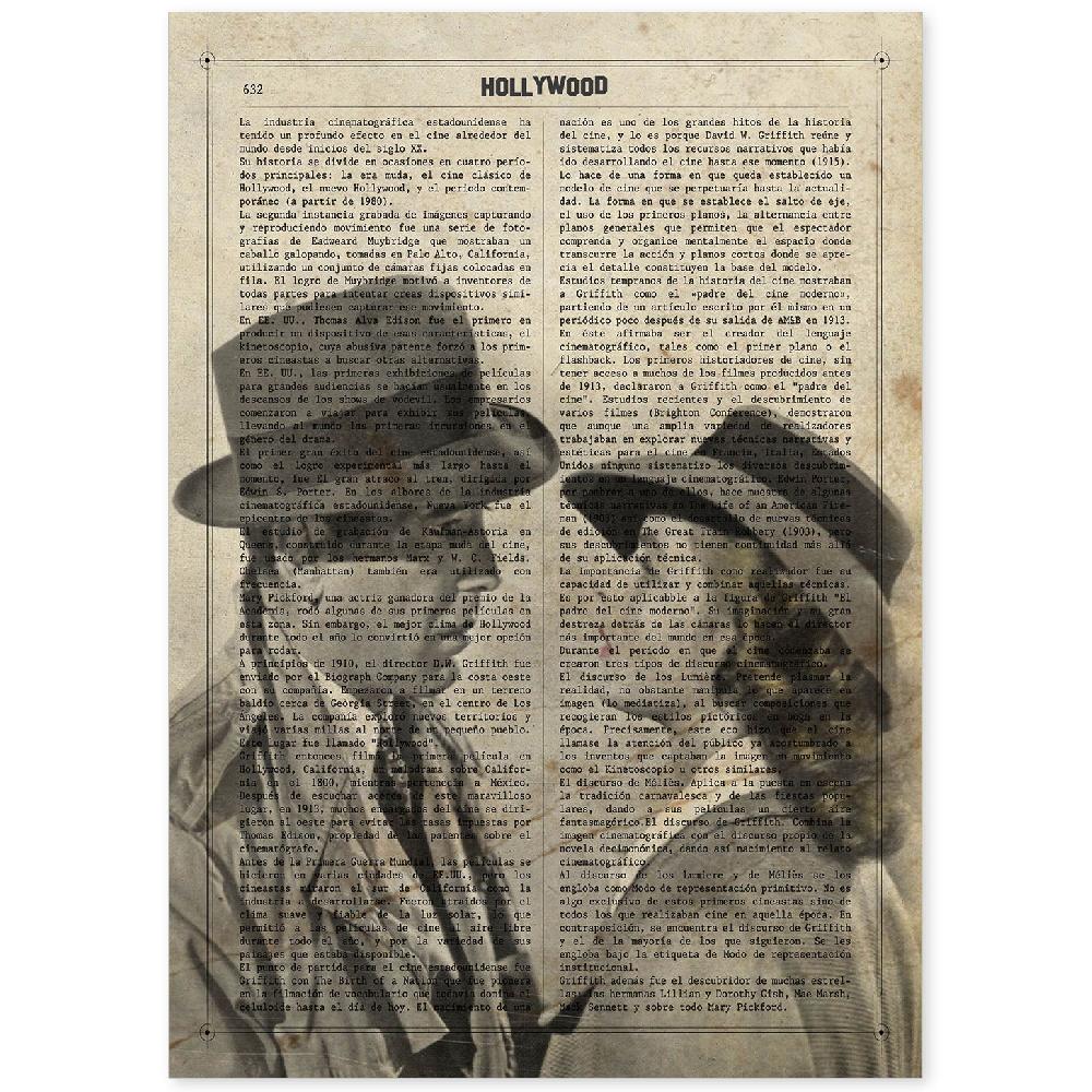 nacnic Póster Vintage de Cine Antiguo Casablanca