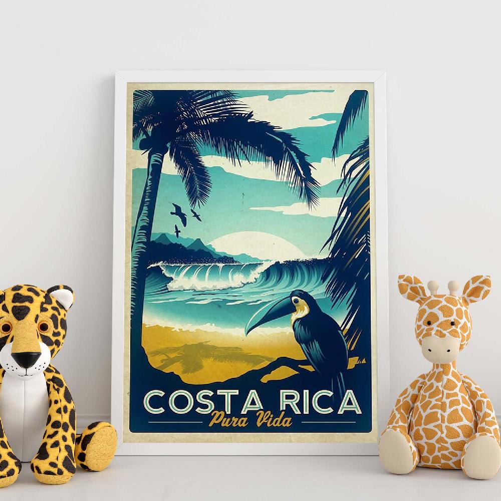 Nacnic Poster Vintage De Costa Rica