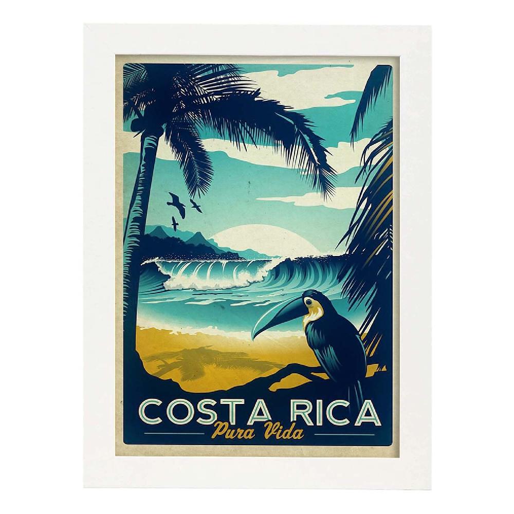 Nacnic Poster Vintage De Costa Rica