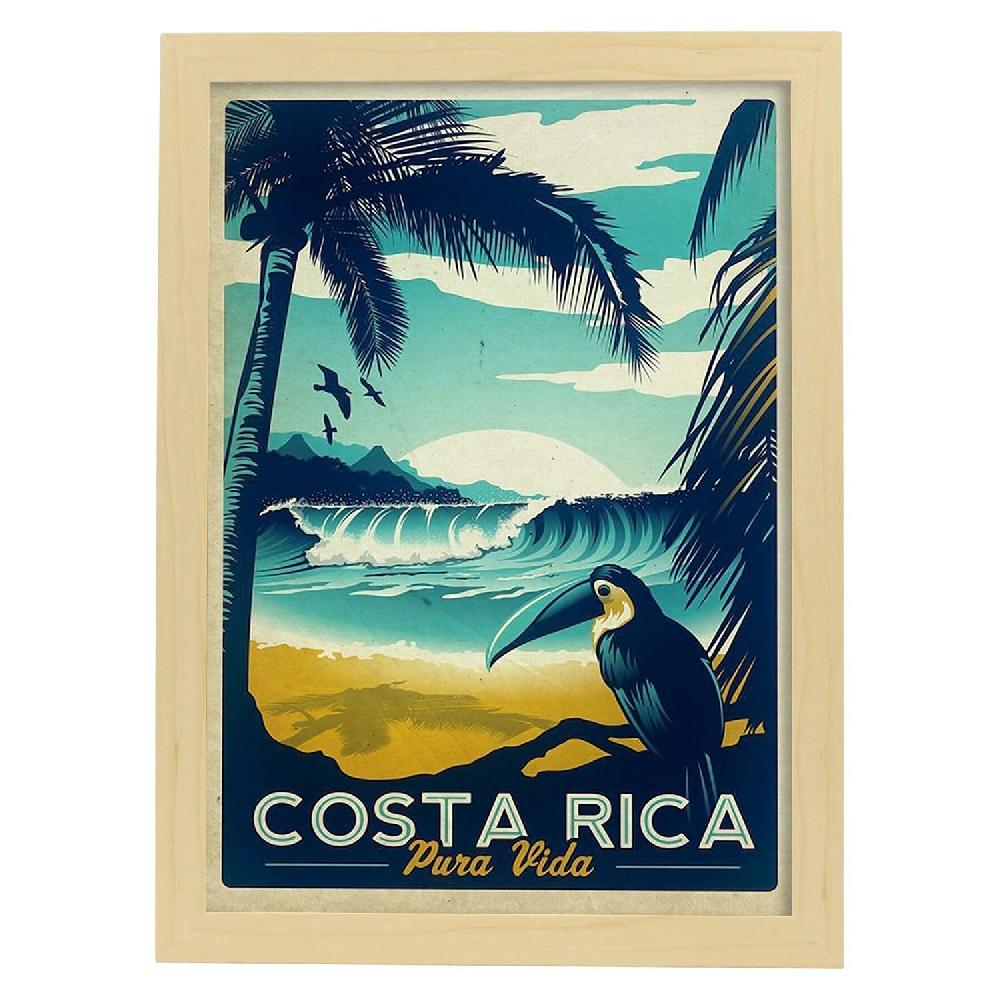 Nacnic Poster Vintage De Costa Rica