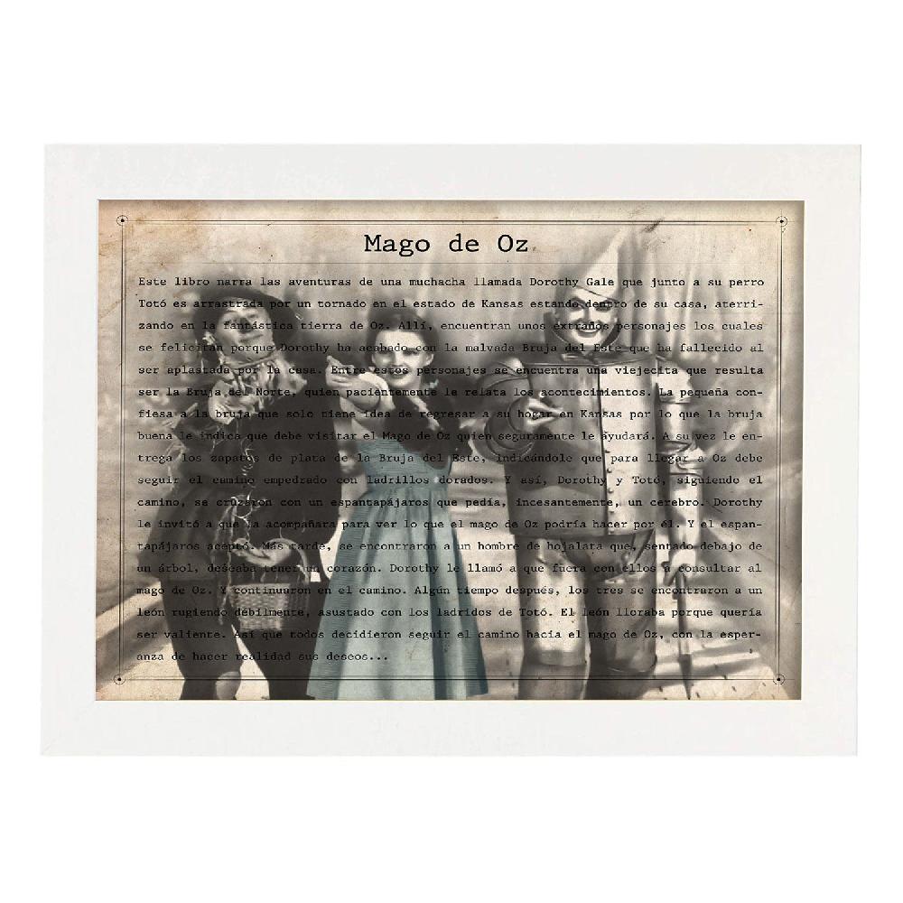 Nacnic Poster Vintage De El Mago De Oz